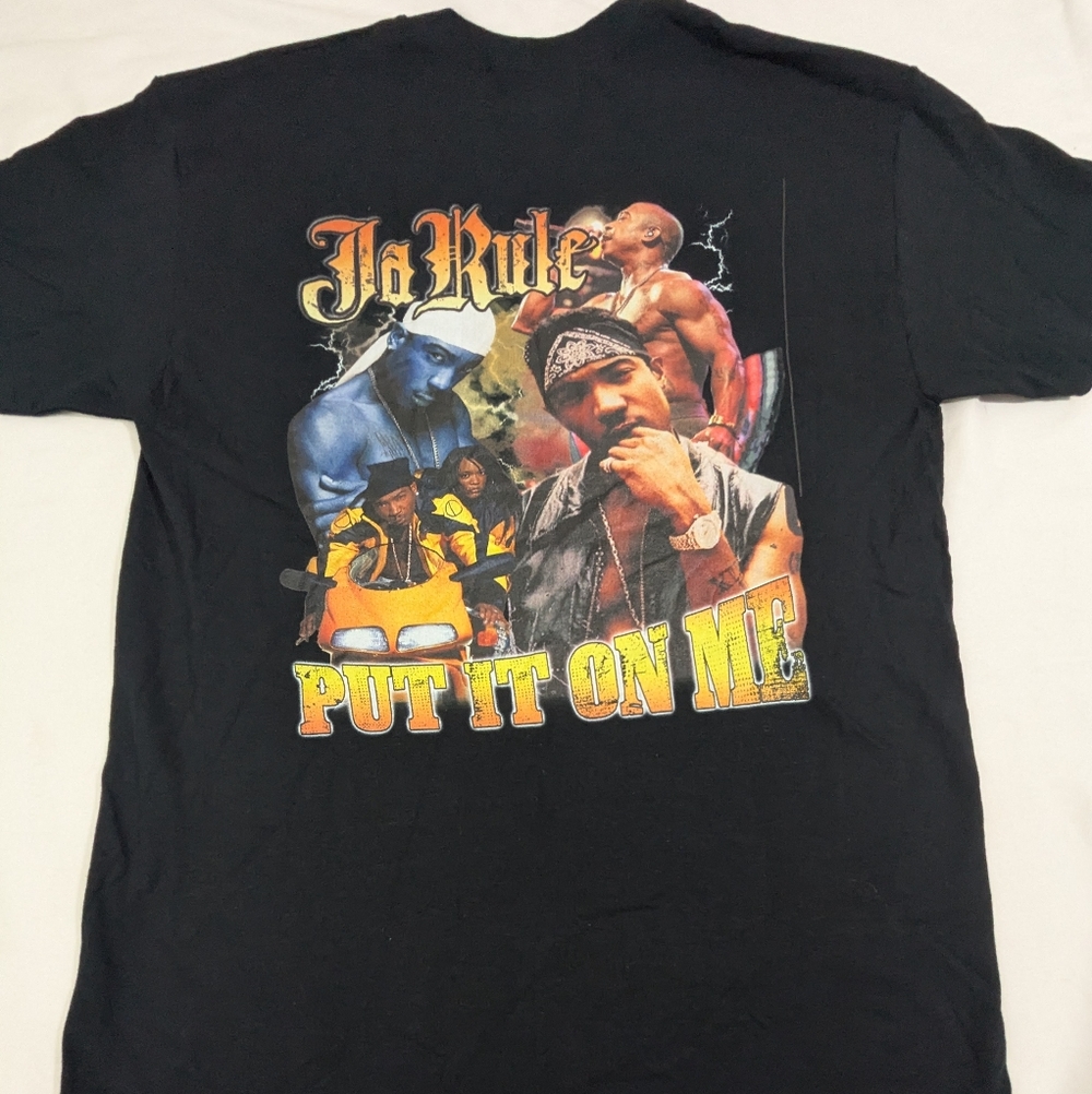 Ja Rule Out Me On Me Black T-shirt Medium Unisex